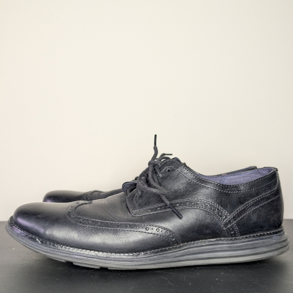 Cole Haan OriginalGrand Wingtip Oxford Black Leather Men\'s 12M C27984 main image 4